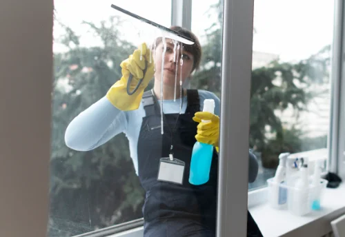 Nettoyage de vitres intérieures et extérieures à Saint-Rimay